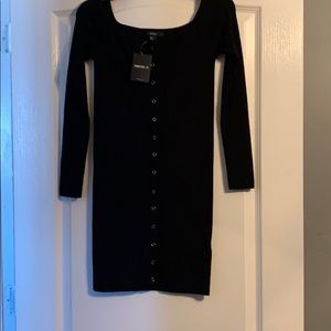 Black sweater dress. NWT. Smoke free home